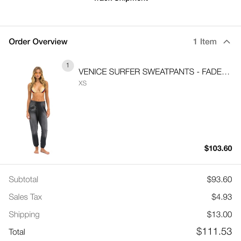 Aviator Nation Charcoal Joggers